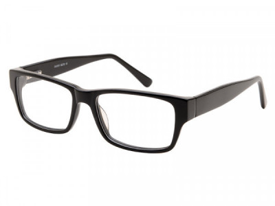 Baron BZ72 Eyeglasses, Top Black On Transparent