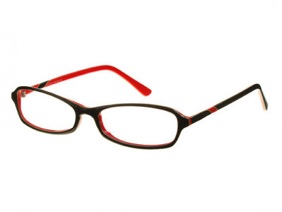 Baron BZ45G Eyeglasses, Black/ Red