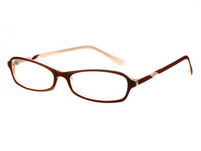 Baron BZ45G Eyeglasses, Red/Clear
