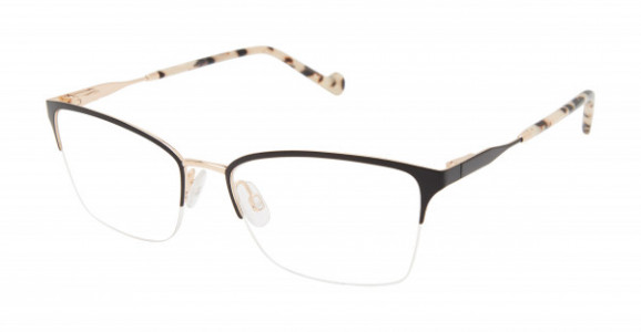 MINI 761010 Eyeglasses, Black/Rose Gold - 10 (BLK)