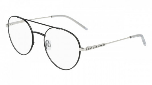 DKNY 011025 Eyeglasses, (001) BLACK / SILVER