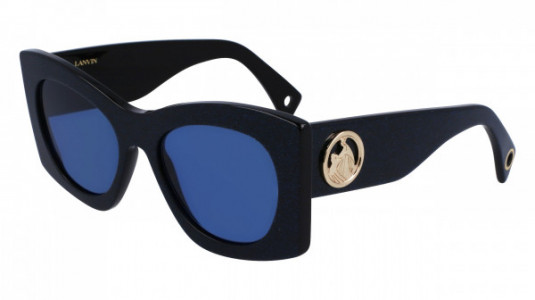 Lanvin LNV605S Sunglasses, (007) NIGHT BLACK