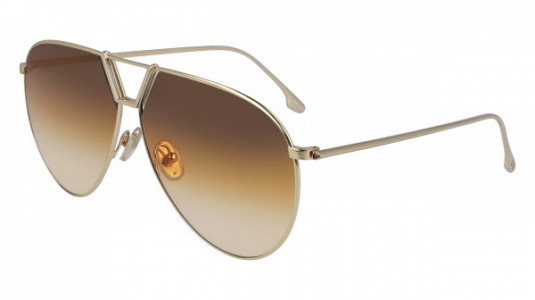 Victoria Beckham VB208S Sunglasses, (702) GOLD/BROWN