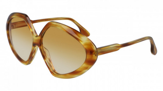 Victoria Beckham VB614S Sunglasses, (222) BLONDE HAVANA