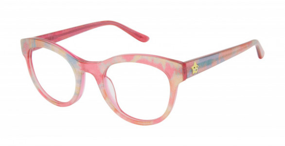 gx by Gwen Stefani GX827 Eyeglasses, Pink Glitter Tie Dye (PNK)