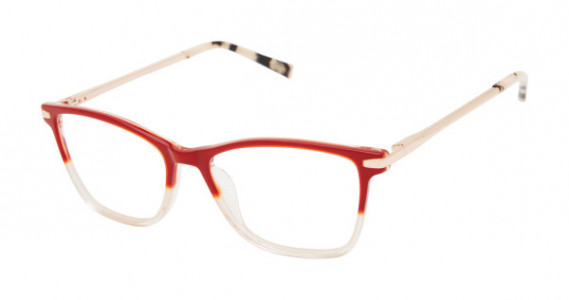 Kate Young K344 Eyeglasses, Red/Blush (RED)