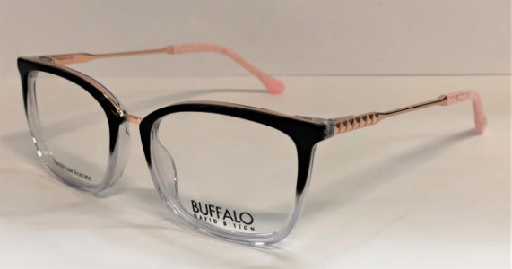 Buffalo BW020 Eyeglasses, Black / Crystal (BLK)