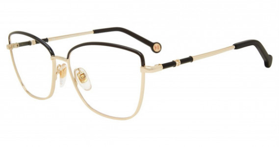 Carolina Herrera VHE179K Eyeglasses, Black Gold 0301