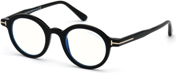 Tom Ford FT5664-B Eyeglasses, 001 - Shiny Black, 