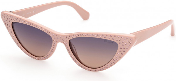 Guess GU7810 Sunglasses, 72B - Shiny Pink / Gradient Smoke