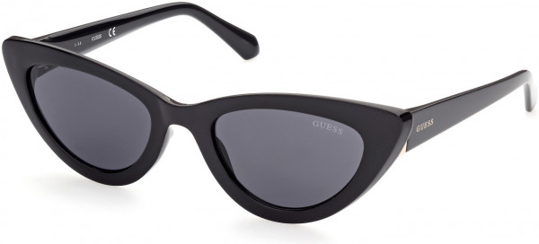 Guess GU7811 Sunglasses, 01A - Shiny Black  / Smoke