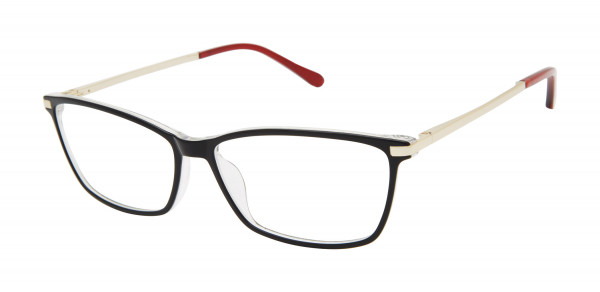 Lulu Guinness L225 Eyeglasses, Black (BLK)