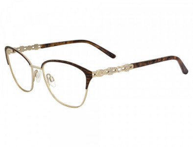 Cashmere CASHMERE 496 Eyeglasses, C-1 Chestnut/Gold