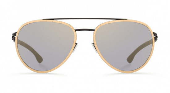 ic! berlin Ferrum Sunglasses, Black-Rosé-Gold