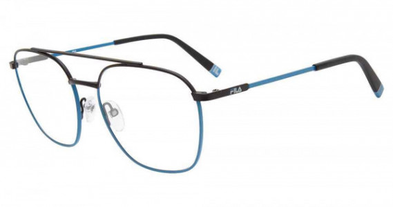 Fila VFI094 Eyeglasses, BLACK/BLUE (0SB3)