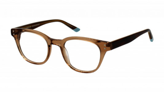 PSYCHO BUNNY PB 117 Eyeglasses, 2-BROWN CRYSTAL