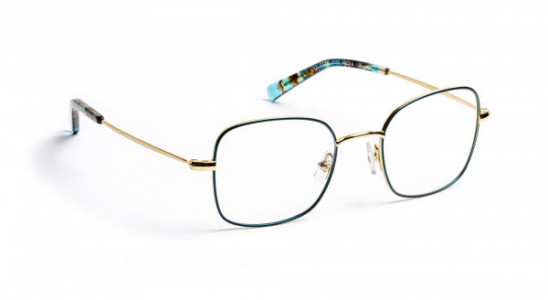 J.F. Rey VIOLETTE Eyeglasses, BLEU/SHINY GOLD 12/16 GIRL (2050)