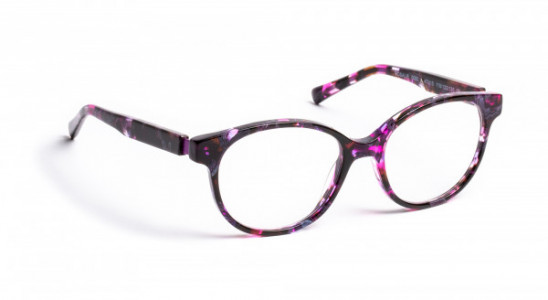 J.F. Rey ROSALIE Eyeglasses, DEMI BLACK PINK/PURPLE 8/12 GIRL (0080)