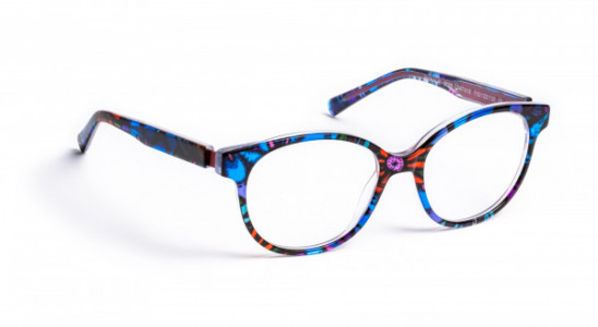 J.F. Rey ROSALIE Eyeglasses, FLOWER BLUE/RED 8/12 GIRL (2035)