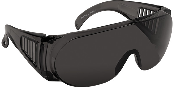 Tuscany Eye Shield 9 Safety Eyewear, Black