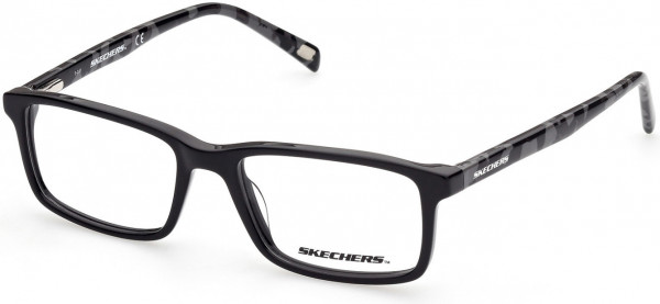 Skechers SE1185 Eyeglasses, 001 - Shiny Black