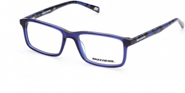 Skechers SE1185 Eyeglasses, 090 - Shiny Blue