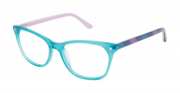 gx by Gwen Stefani GX829 Eyeglasses, Teal / Dk Teal (TEA)