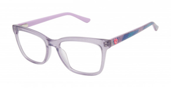 gx by Gwen Stefani GX825 Eyeglasses, Purple / Glitter (PUR)