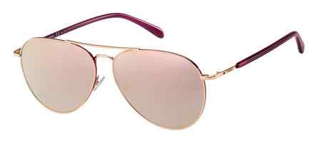 Fossil FOS 3102/G/S Sunglasses, 0AU2 RED GOLD