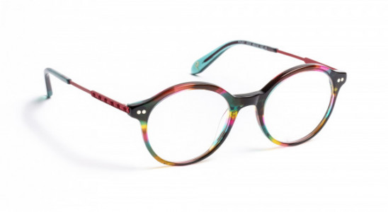 J.F. Rey PA081 Eyeglasses, GREEN/PURPLE/RED (4530)