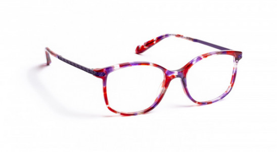 J.F. Rey PA079 Eyeglasses, FLOWER RED/PLUM (3575)