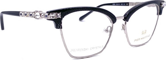 Pier Martino PM6636 Eyeglasses, Onyx Gun
