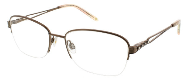 Jessica McClintock JMC 4325 Eyeglasses, Brown