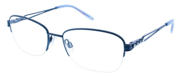 Jessica McClintock JMC 4325 Eyeglasses, Azure Blue