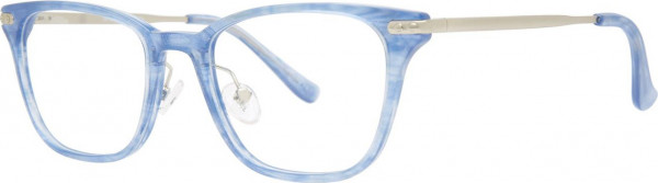 Kensie Awks Eyeglasses, Blue Glitter