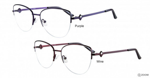 Bulova Fleecydale Eyeglasses, Purple