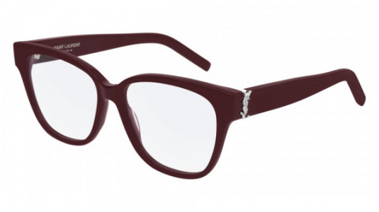Saint Laurent SL M33 Eyeglasses, 006 - BURGUNDY