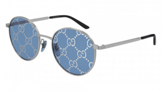 Gucci GG0944SA Sunglasses, 004 - SILVER with BLUE lenses