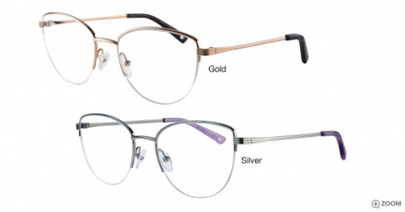 Bulova Dallas Eyeglasses, Silver