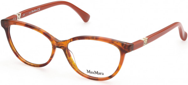 Max Mara MM5014 Eyeglasses, 054 - Red Havana
