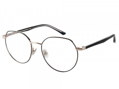Amadeus A1044 Eyeglasses, Glod With Black