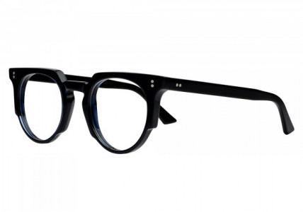Cutler and Gross CGOP138347 Eyeglasses, (001) BLUE ON BLACK
