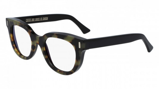 Cutler and Gross CG1304 Eyeglasses, (004) BLACK/YELLOW