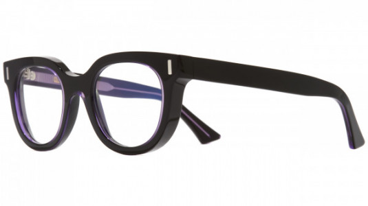 Cutler and Gross CG1304 Eyeglasses, (007) PURPLE ON BLACK