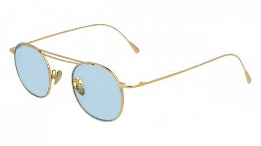 Cutler and Gross CG1268GPLS Sunglasses, (002) GOLD/BLUE