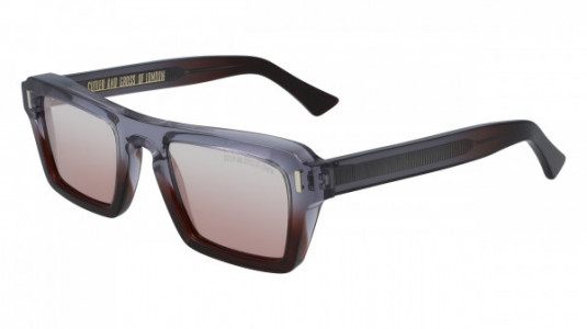 Cutler and Gross CG1318S Sunglasses, (005) REVERSE GRAD SHERRY