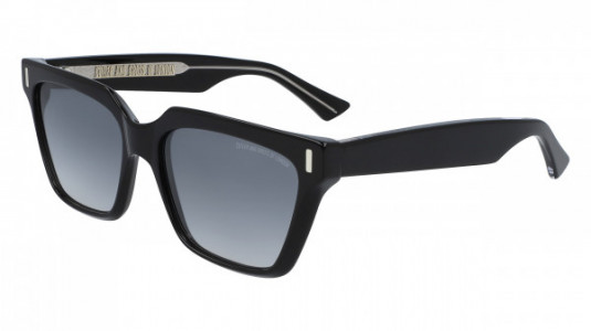 Cutler and Gross CG1347S Sunglasses, (001) BLACK ON CRYSTAL
