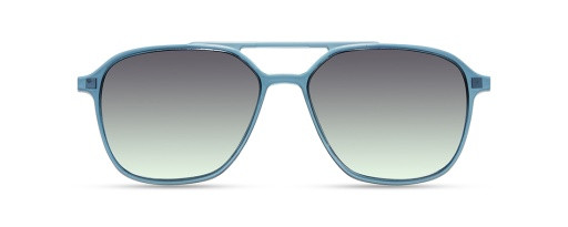 ECO by Modo AYON Eyeglasses, BLUE- SUN CLIP
