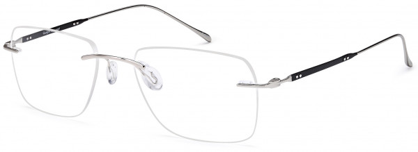 Simplylite SL 601 Eyeglasses, Silver Black