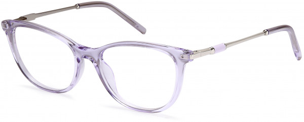 Di Caprio DC209 Eyeglasses, Lilac Silver